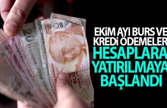 Ekim Ayı Burs ve Kredi Ödemeleri Başladı