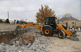 Şehir Mezarlığı Girişine Otopark Yapılıyor