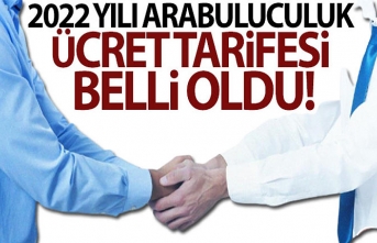 2022 Yılı Ücret Tarifesi Belirlendi