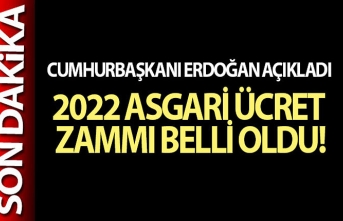 Cumhurbaşkanı Erdoğan Asgari Ücreti Açıkladı!