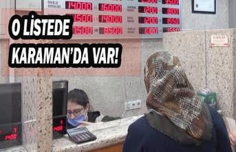 O Listede Karaman'da Var!