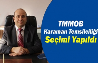 TMMOB Karaman İl Temsilciğine Rıdvan Tuşat Seçildi