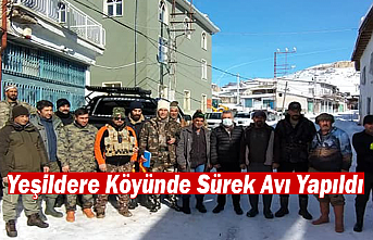 Yeşildere Köyünde Sürek Avı Yapıldı