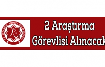 2 Araştırma Görevlisi Alınacak