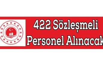 422 Sözleşmeli Personel Alınacak