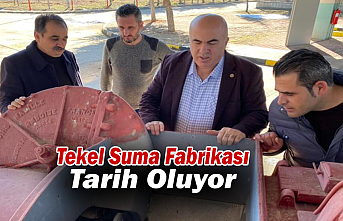 Başkan Bayram: Tekel Suma Fabrikası Tarih Oluyor