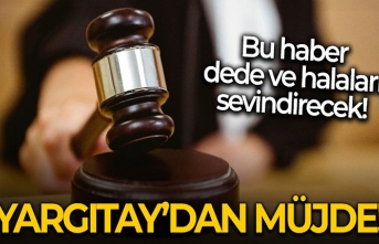 Dede ve Halalara Yargıtay'dan Müjde