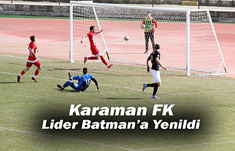 Karaman FK Lider Batman’a Yenildi