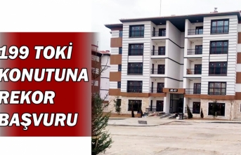 199 TOKİ KONUTUNA REKOR BAŞVURU