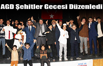 AGD Şehitler Gecesi Düzenledi