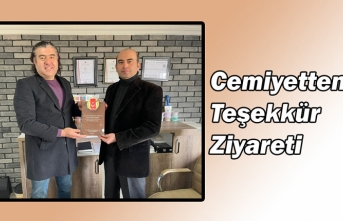 Cemiyetten Teşekkür Ziyareti