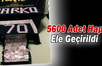 Karaman’da 5600 Adet Hap Ele Geçirildi