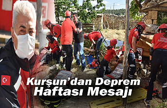 Kurşun’dan Deprem Haftası Mesajı