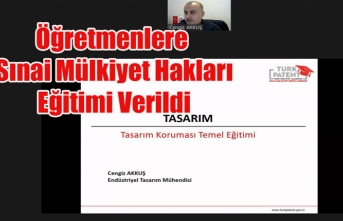 Öğretmenlere Sınai Mülkiyet Hakları Eğitimi...