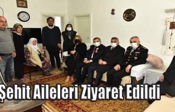 Şehit Aileleri Ziyaret Edildi