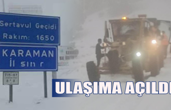 Sertavul Geçidi Ulaşıma Açıldı