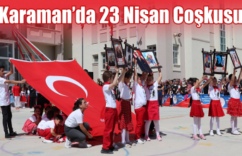 Karaman’da 23 Nisan Coşkusu