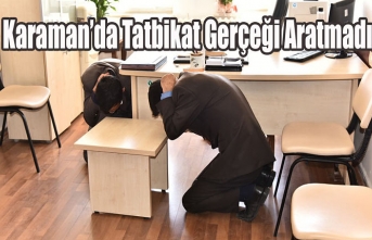 Karaman’da Tatbikat Gerçeği Aratmadı