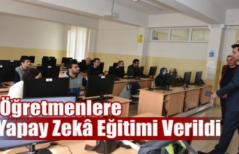 Öğretmenlere Yapay Zekâ ve 3 Boyutlu Yazıcı Eğitimi...