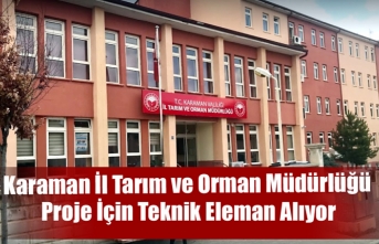 Proje İçin Teknik Eleman Alınacak