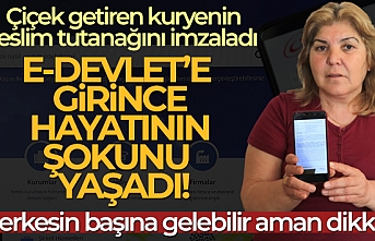 İmzaladığı Çiçek Teslim Tutanağı Hayatını...