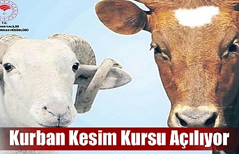 Kurban Kesim Kursu Açılıyor