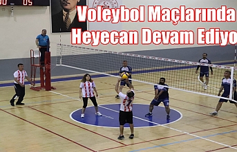 Voleybol Maçlarında Heyecan Devam Ediyor