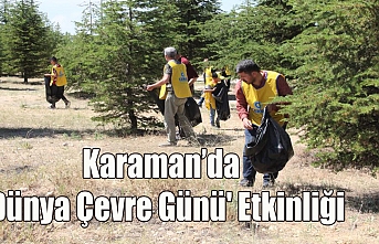 Karaman’da 'Dünya Çevre Günü' Etkinliği