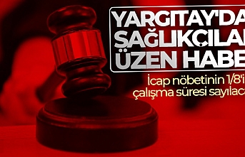 Yargıtay'dan Sağlıkçıları Üzen Haber