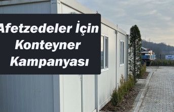 Afetzedeler İçin Konteyner Kampanyası