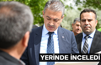 Yerinde İnceledi