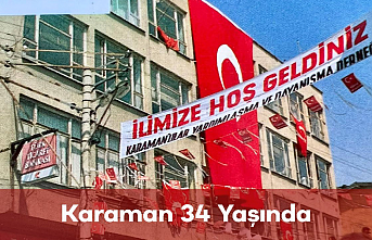 KARAMAN 34 YAŞINDA