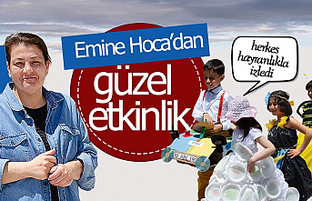 Minik Öğrencilerden 'Muhteşem' Geri Dönüşüm...