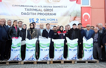 557 Üreticiye Gübre ve Yem Desteği