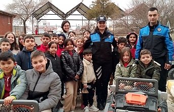 Karaman'da Miniklere Trafik Parkında Eğitim 