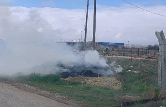 Organize Sanayi Yolunda Yangın