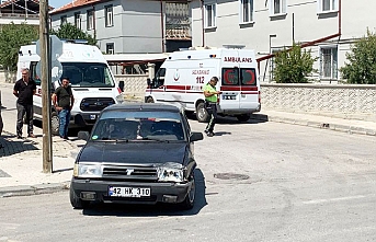 Vakaya Giden Ambulans Kaza Yaptı