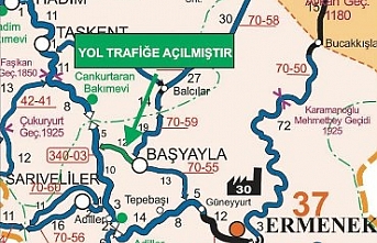 Ermenek Yolu Trafiğe Açıldı